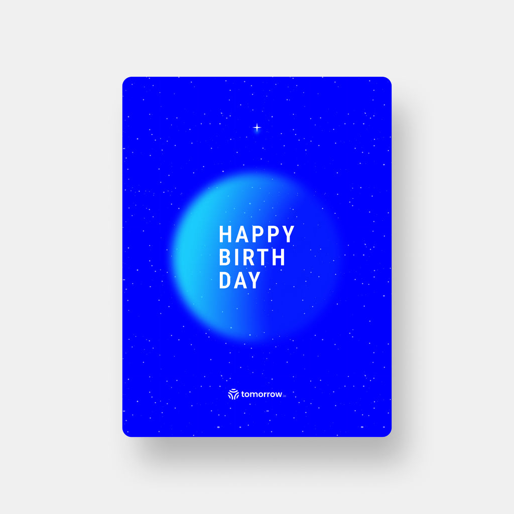 Birthday Card from Space