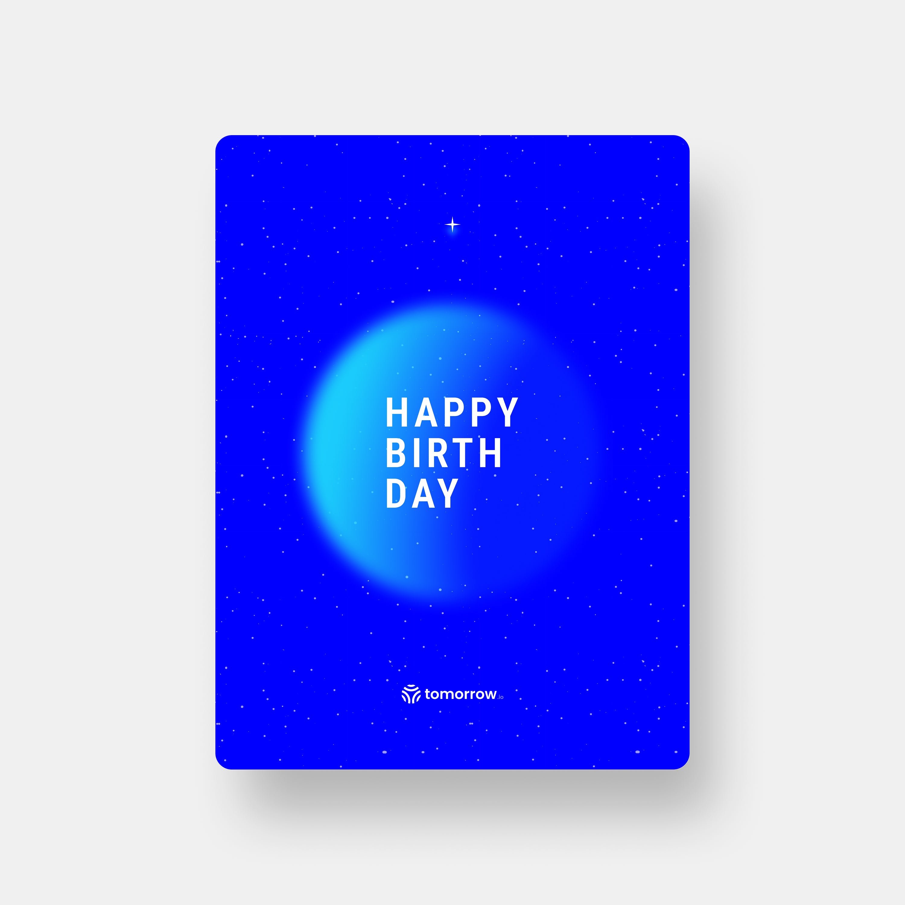 Birthday Card from Space