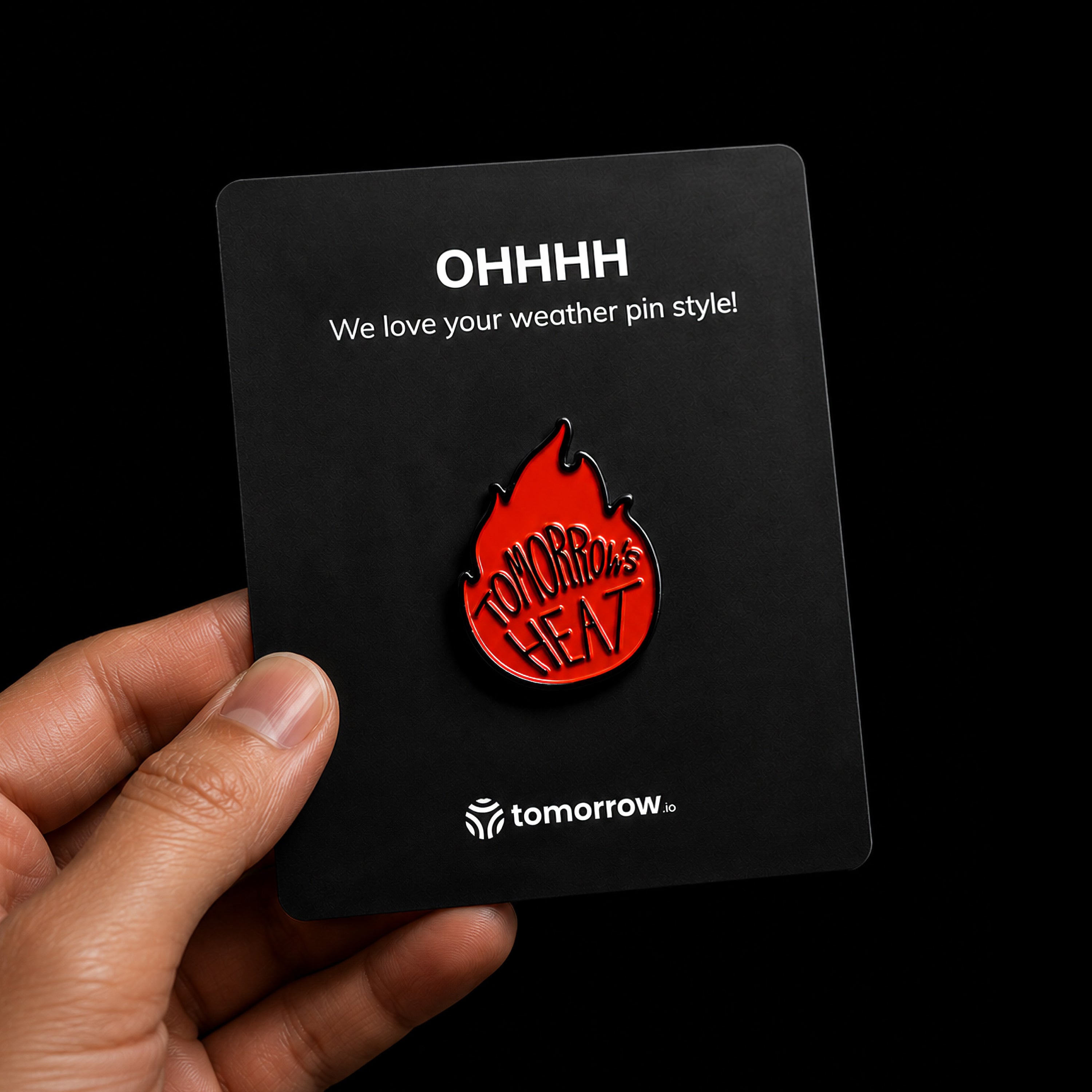 Fire Enamel Pin