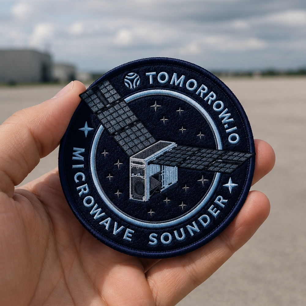 Tomorrow.io Microwave Sounder Embroidered Patch