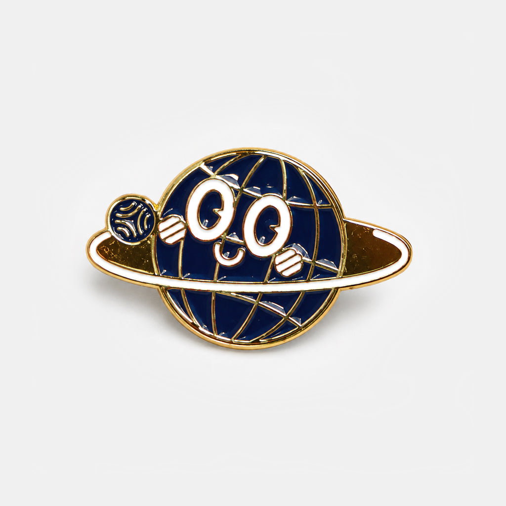 Globe Enamel Pin