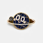Globe Enamel Pin