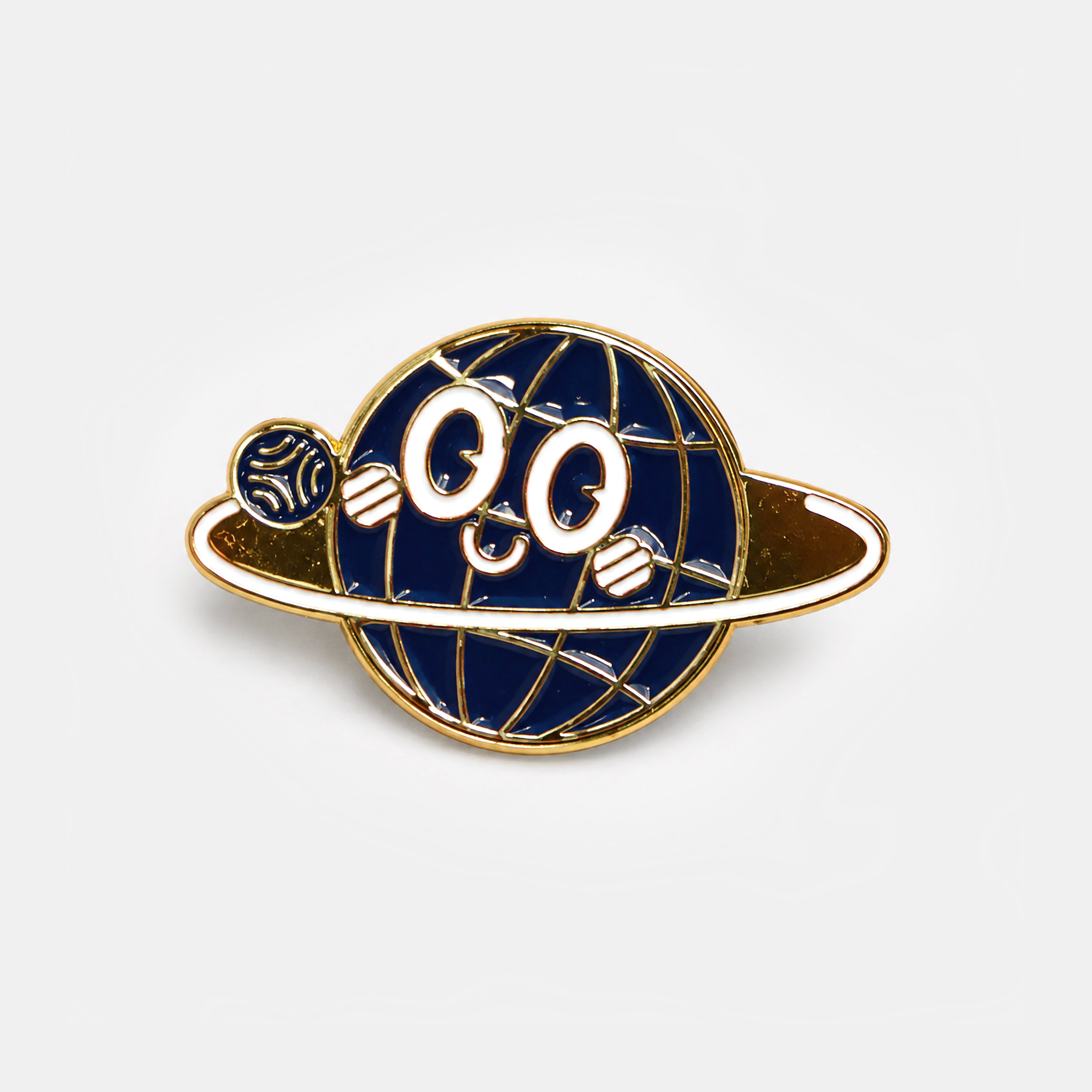 Globe Enamel Pin