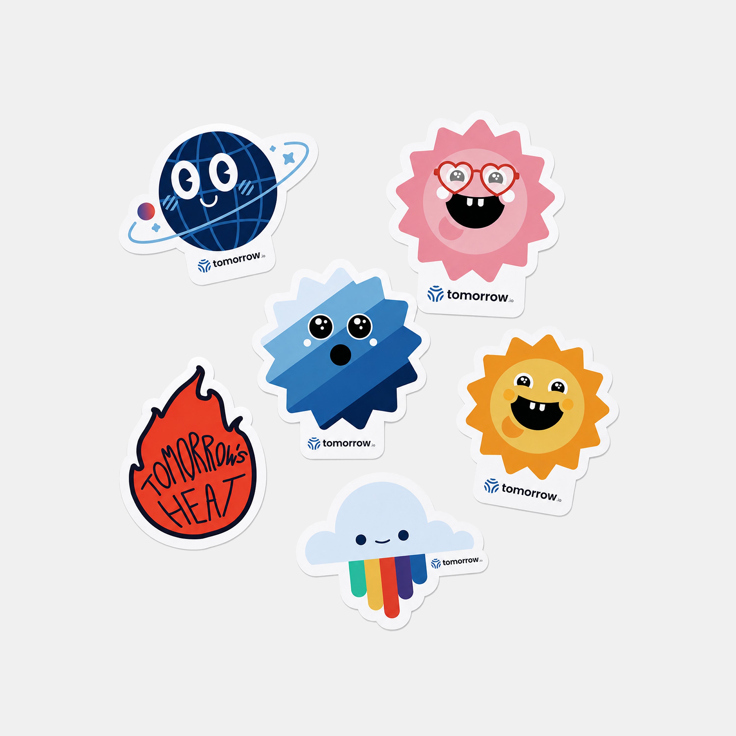 Weather stickers