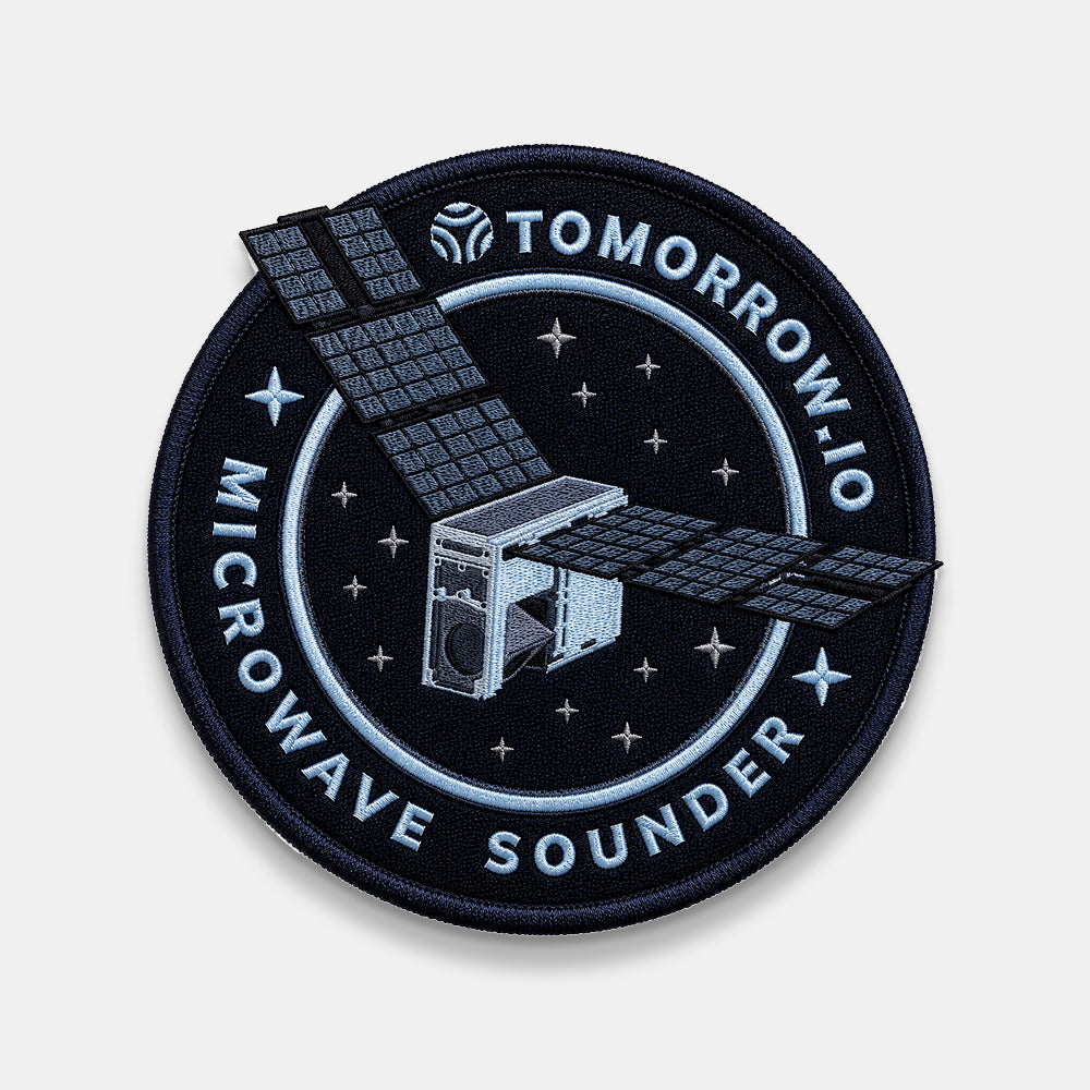 Tomorrow.io Microwave Sounder Embroidered Patch